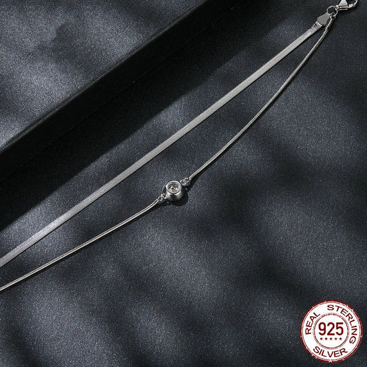 50 Points Shining Moissanite Double Layer Bracelet