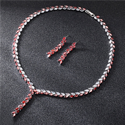 Bride Wedding Earrings Jewelry Set Jewelry Set Shopmisty