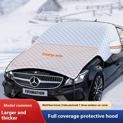 Car Windshield Snow Cover With Thickened Fabric Shopmisty