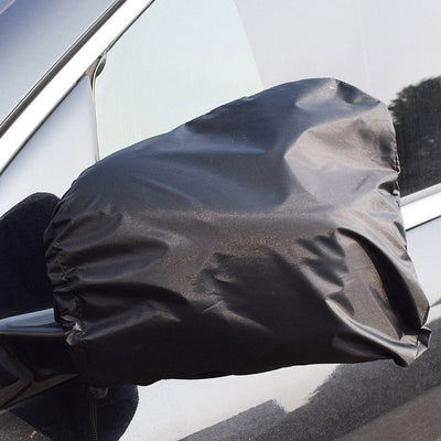 1 Pair Auto Car Rear View Side Mirror Frost Guard Snow Ice Winter Waterproof Cover Brand New And High Quality 190t Silver Cloth Shopmisty