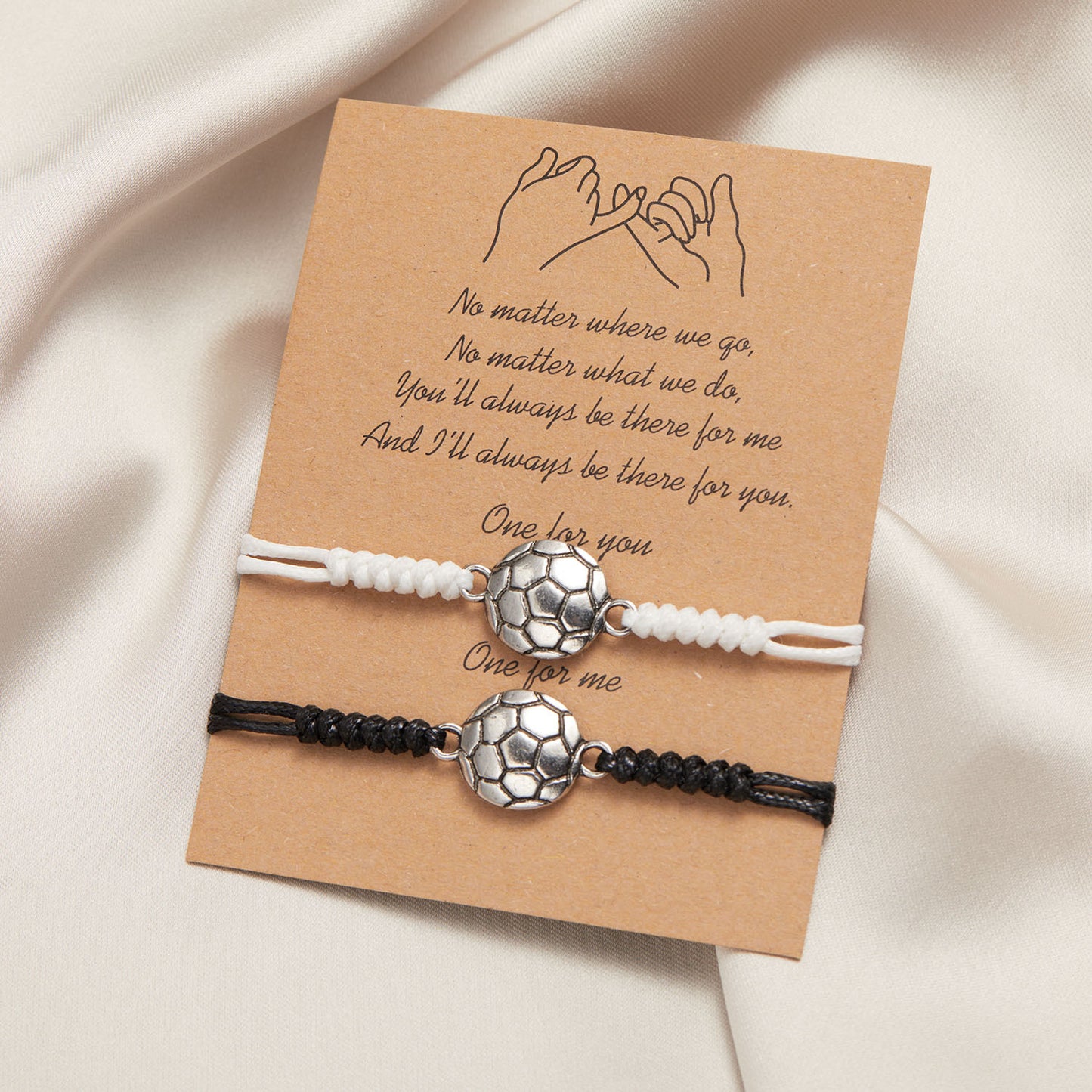 Black And White Mixed Color Basketball Bracelet