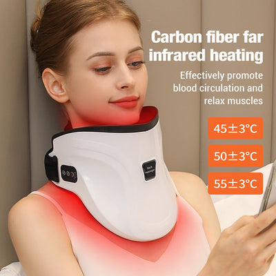 Electric Hot Compress Neck Fixed Traction Air Pressure Kneading Massage Instrument Shopmisty