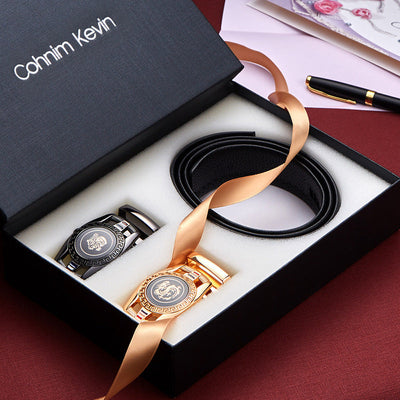 First layer cowhide belt body soft leather belt Shopmisty