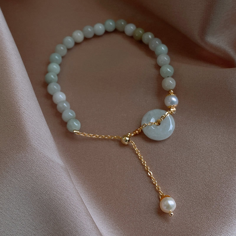 Baroque Freshwater Pearl Zircon Bracelet