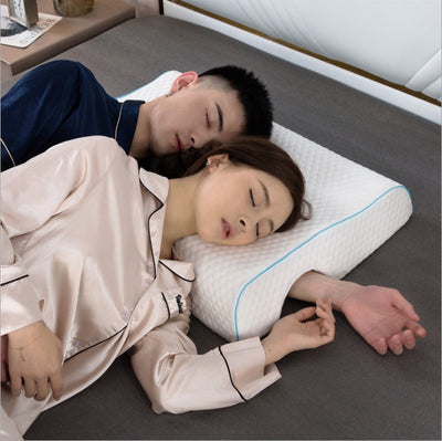 Couples Pillow Arched Cuddle Pillow With Slow Rebound Memory Foam For Arm Rest Hand Pillow Shopmisty