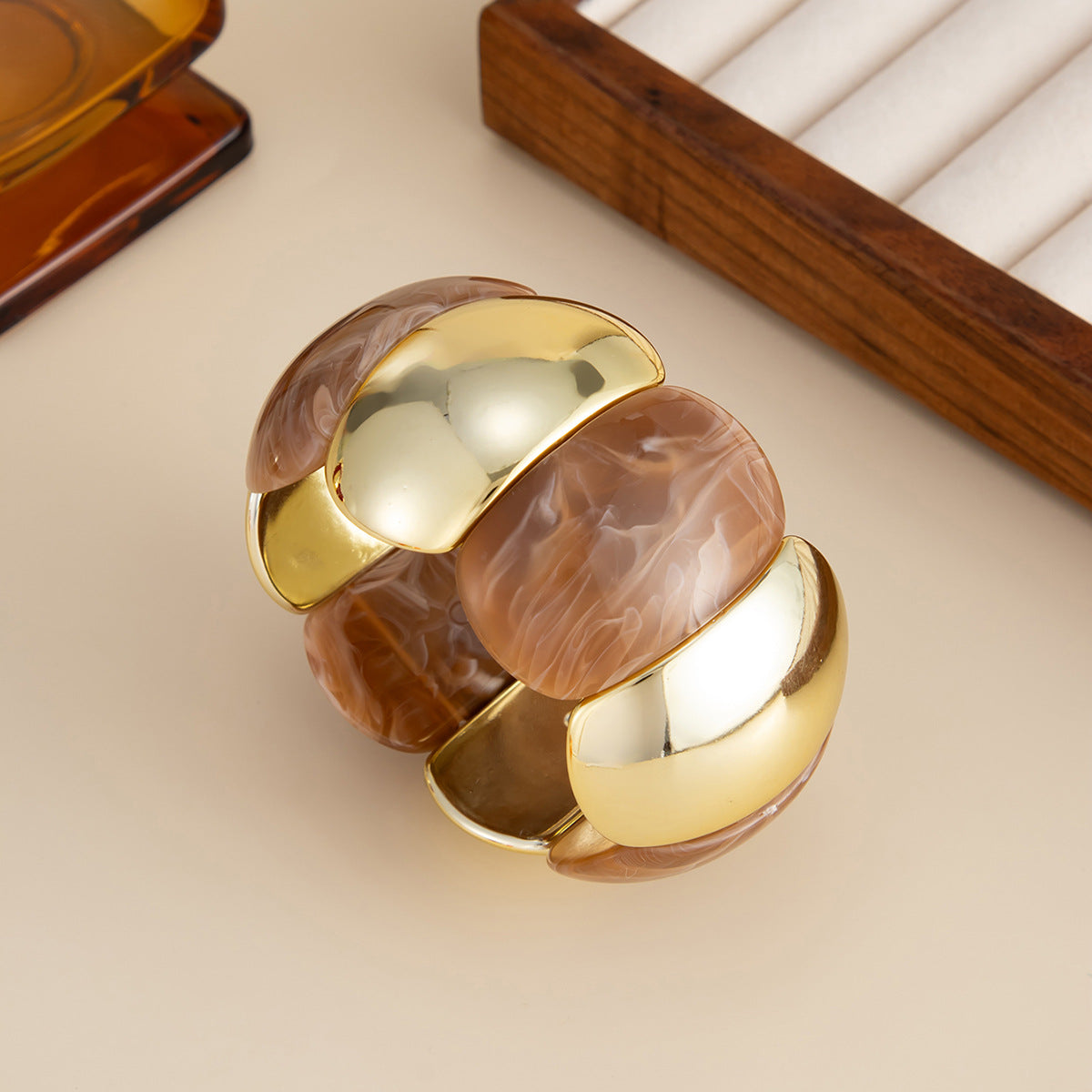 Beautiful Style Elastic String Beaded Bracelet Design Bracelet