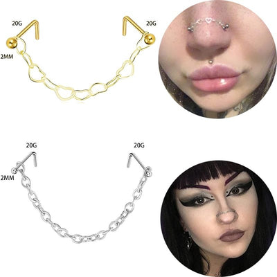 Stainless Steel New Nose Chain Piercing Jewelry Shopmisty