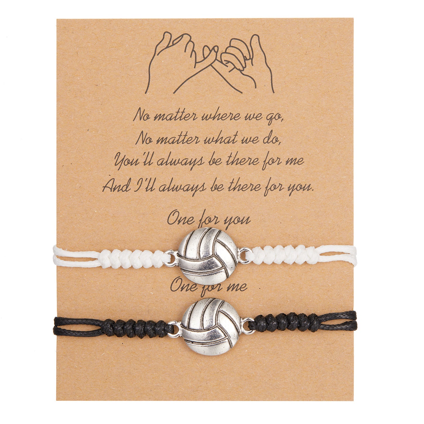 Black And White Mixed Color Basketball Bracelet