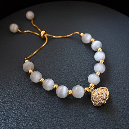 Baroque Freshwater Pearl Zircon Bracelet
